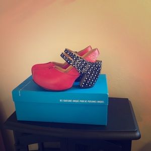 John Fluevog maryjane platforms